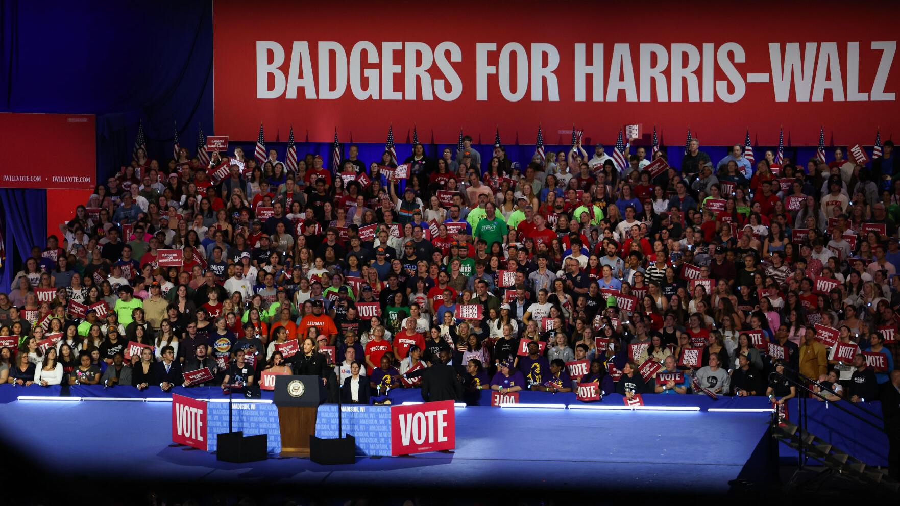 Photos: Kamala Harris returns to Madison